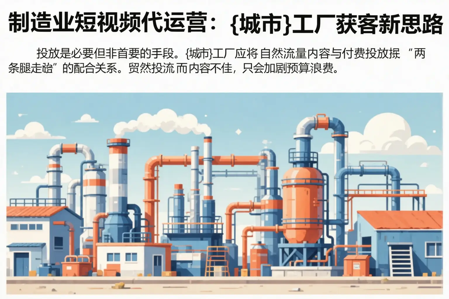 制造业短视频代运营:赣州工厂获客新思路