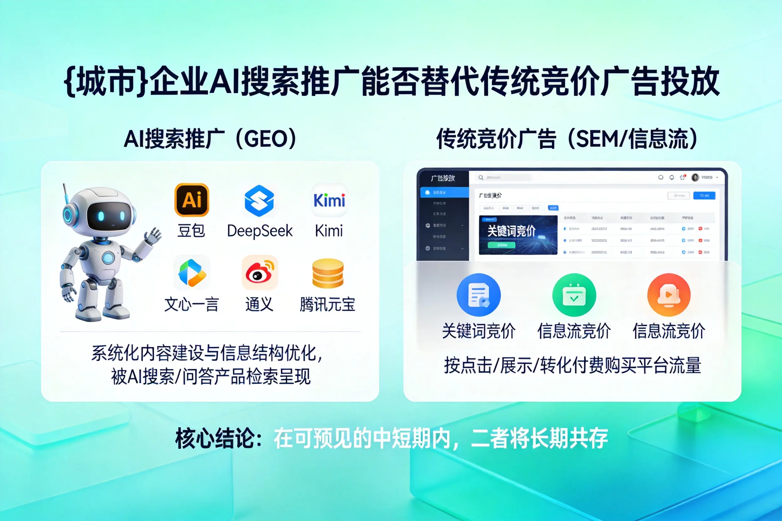 赣州企业AI搜索推广能否替代传统竞价广告投放