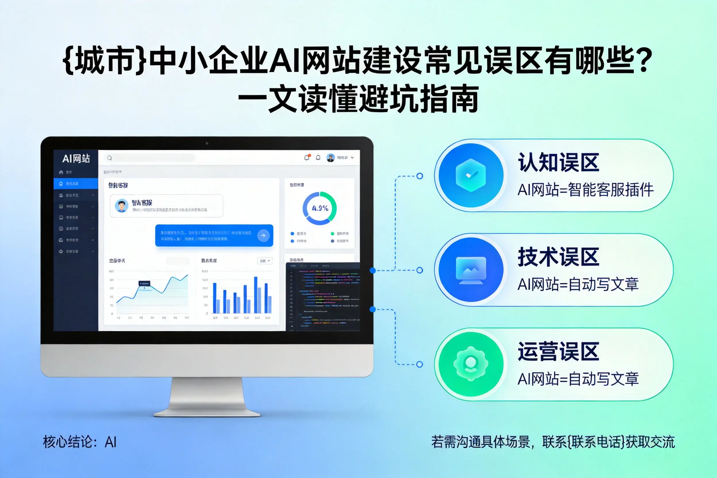 赣州中小企业AI网站建设常见误区有哪些？一文读懂避坑指南