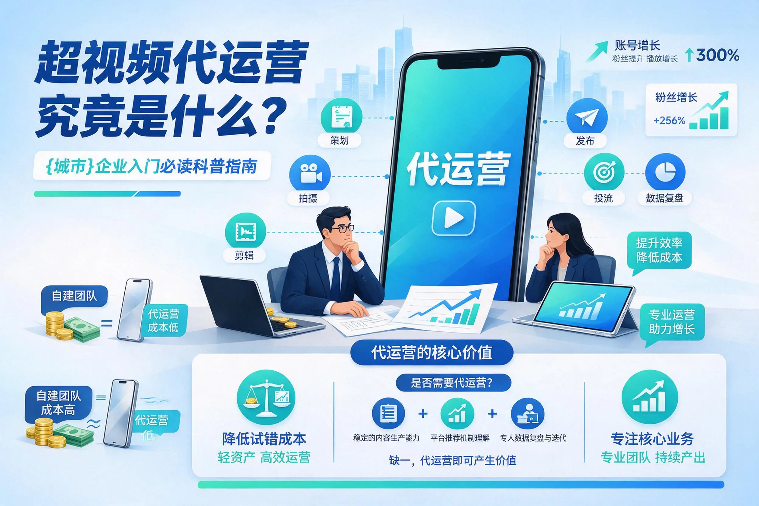 短视频代运营究竟是什么？赣州企业入门必读科普指南