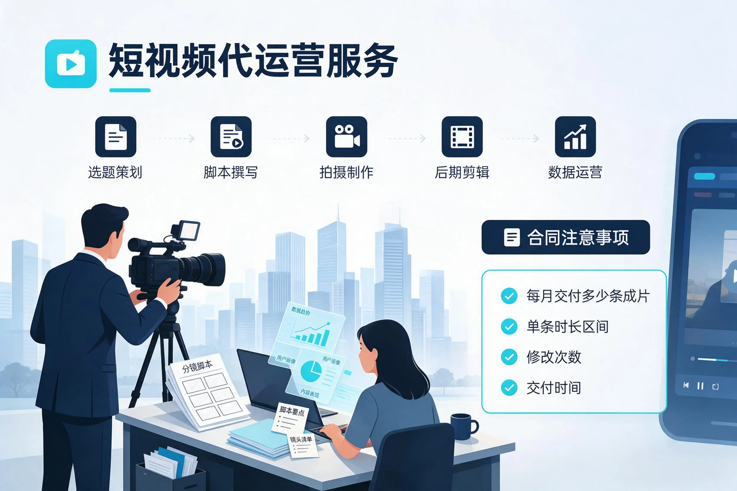 短视频代运营包含哪些服务？赣州企业常见问题科普