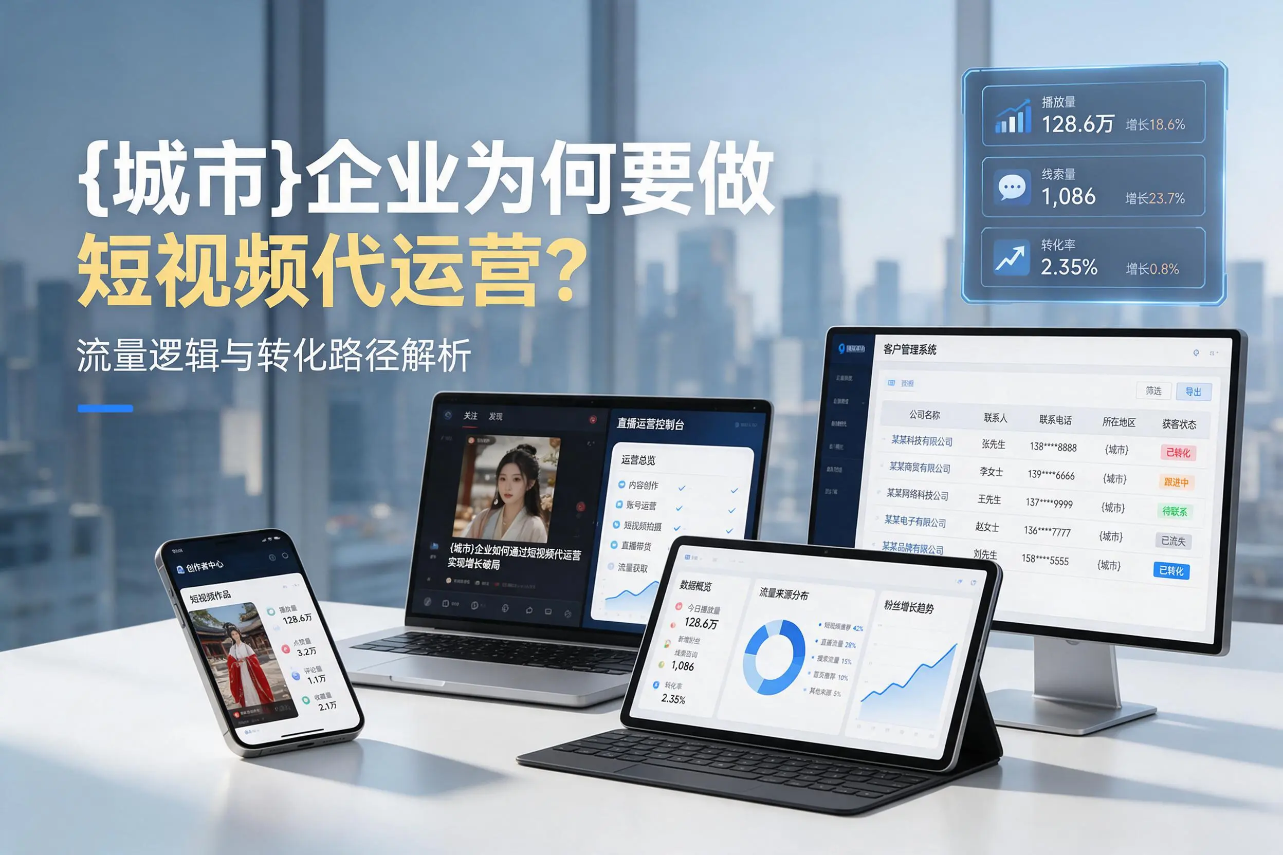 赣州企业为何要做短视频代运营？流量逻辑与转化路径解析