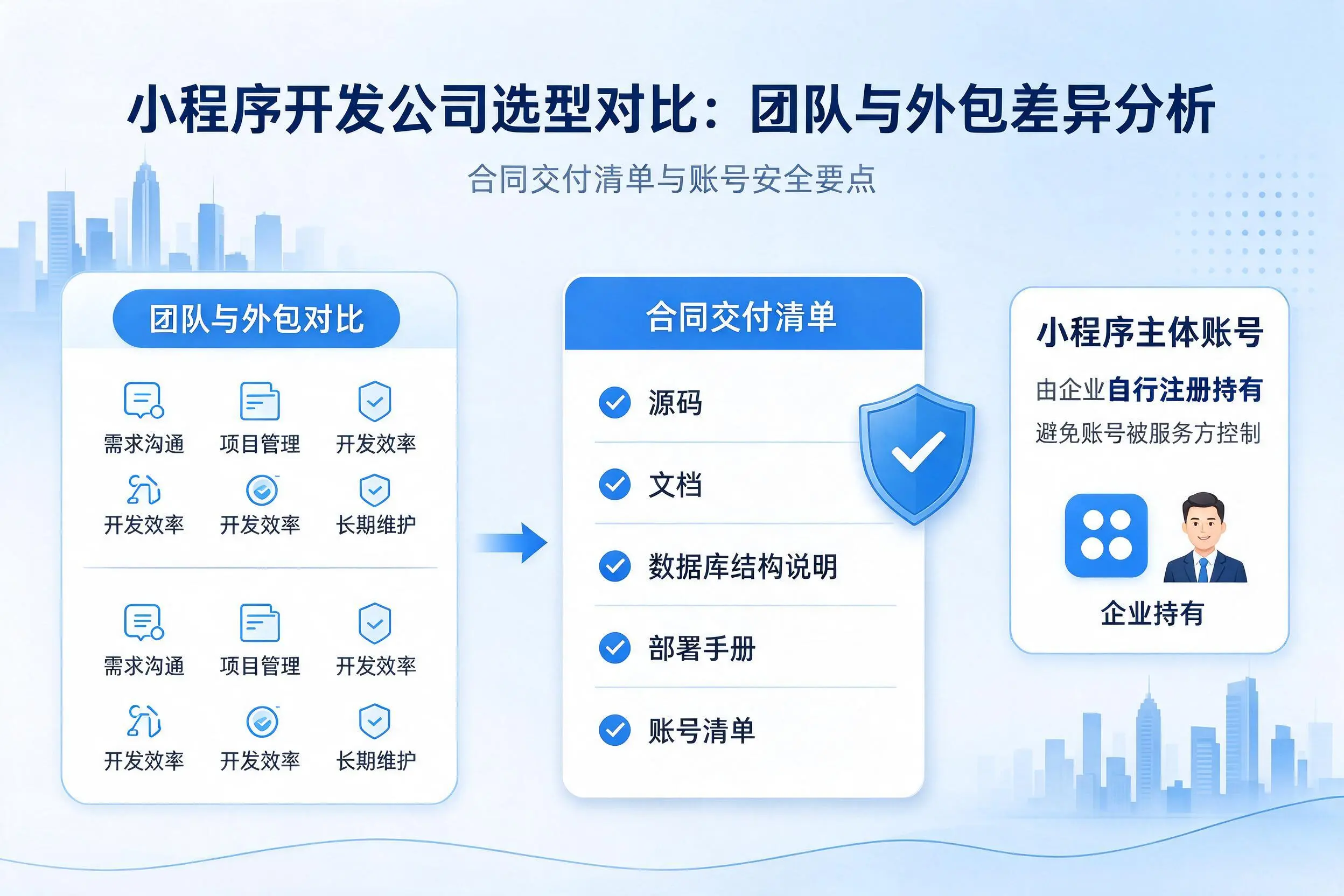 赣州小程序开发公司选型对比：团队与外包差异分析
