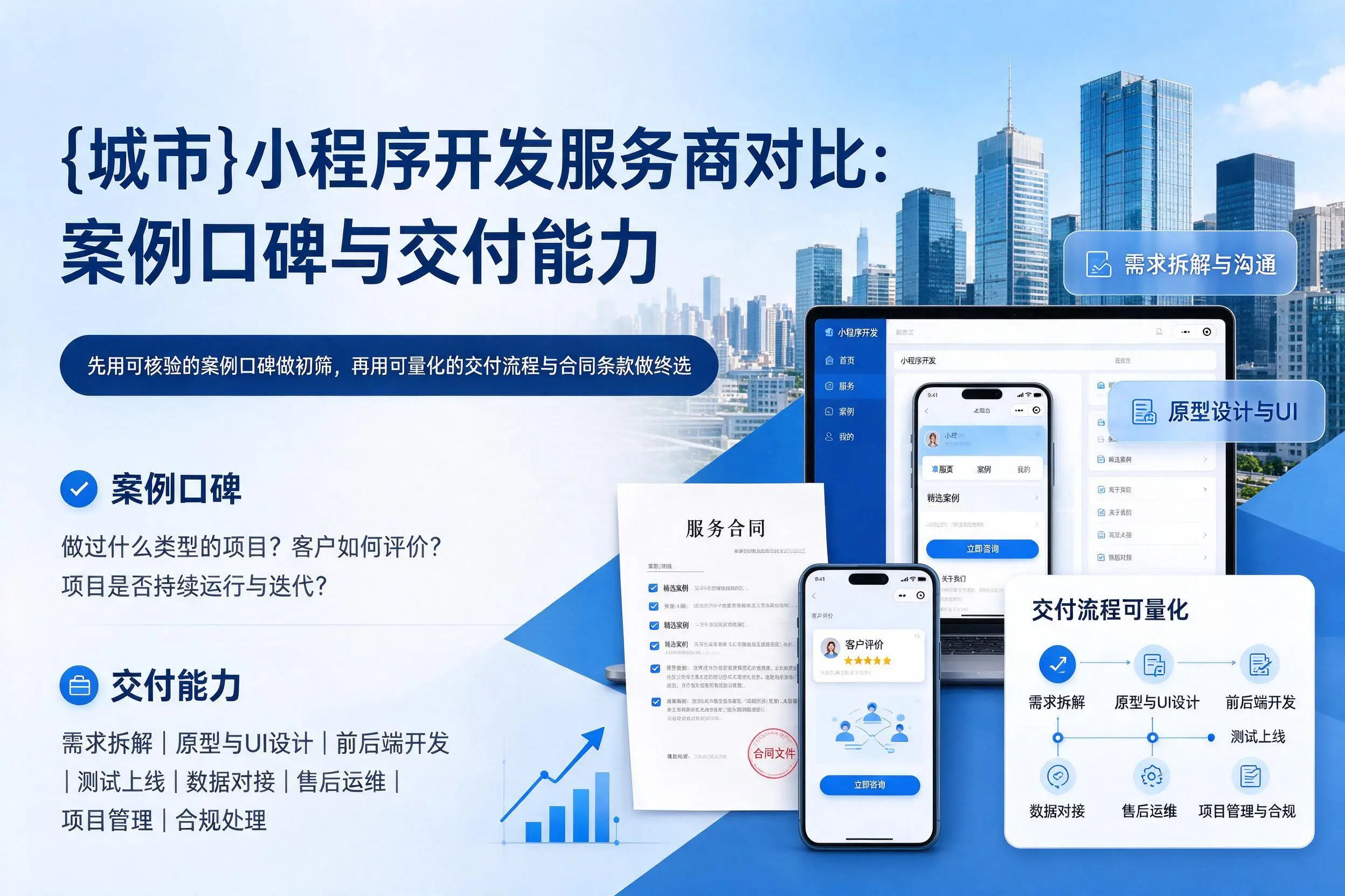 赣州小程序开发服务商对比：案例口碑与交付能力