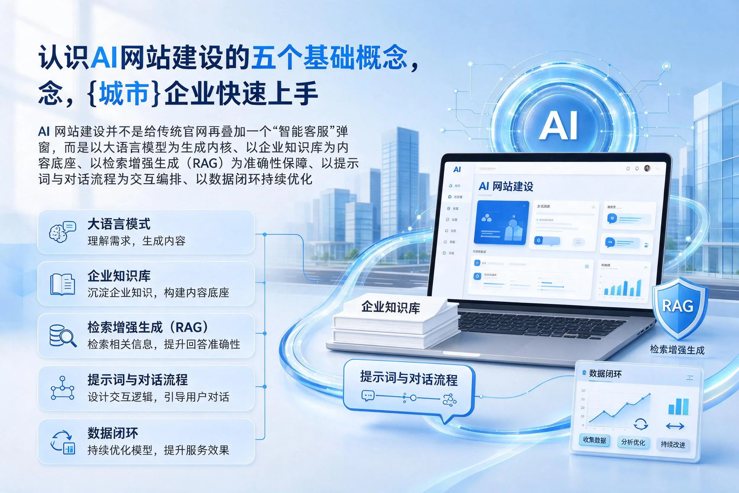 认识AI网站建设的五个基础概念，赣州企业快速上手