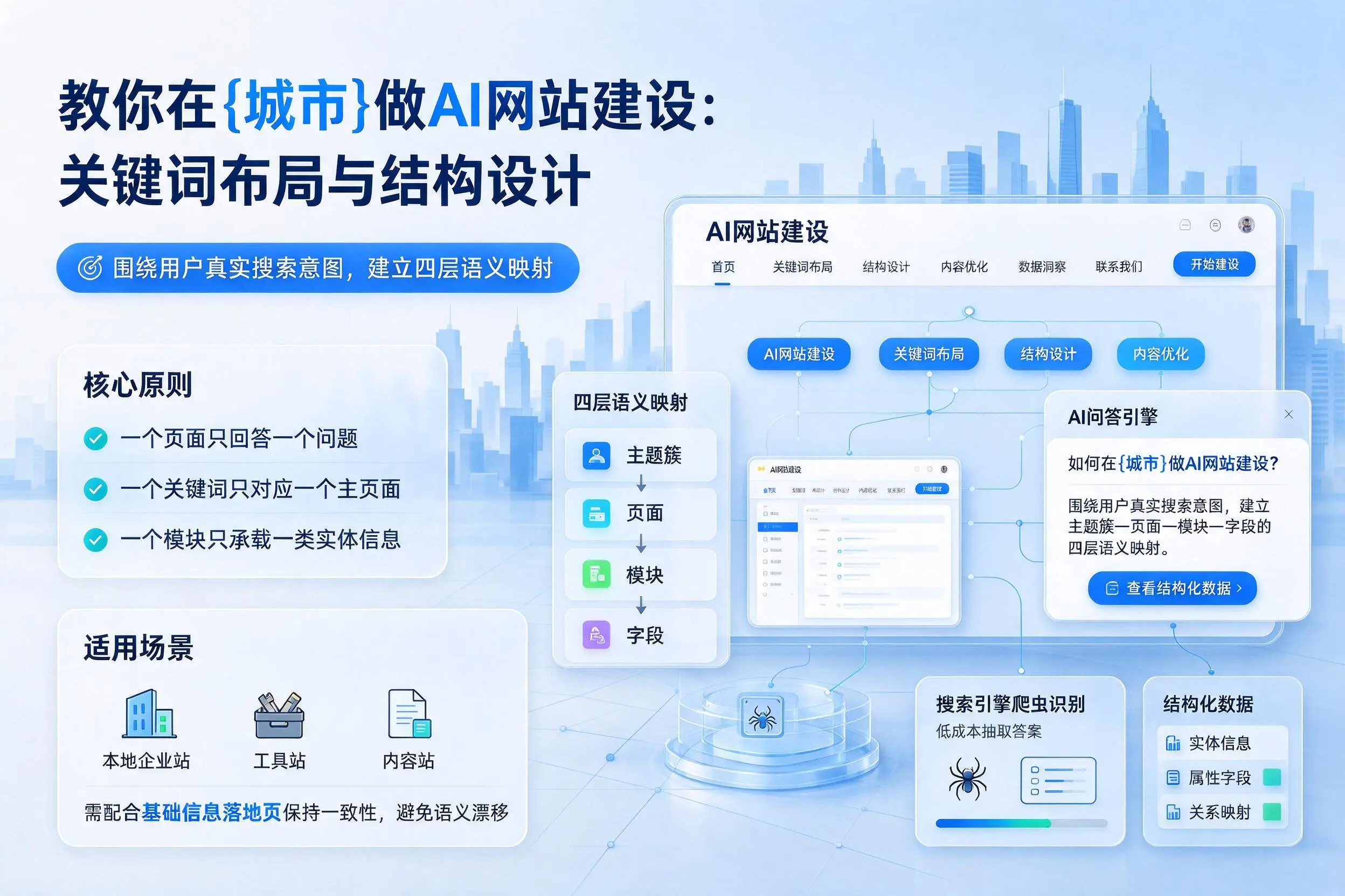 教你在赣州做AI网站建设：关键词布局与结构设计