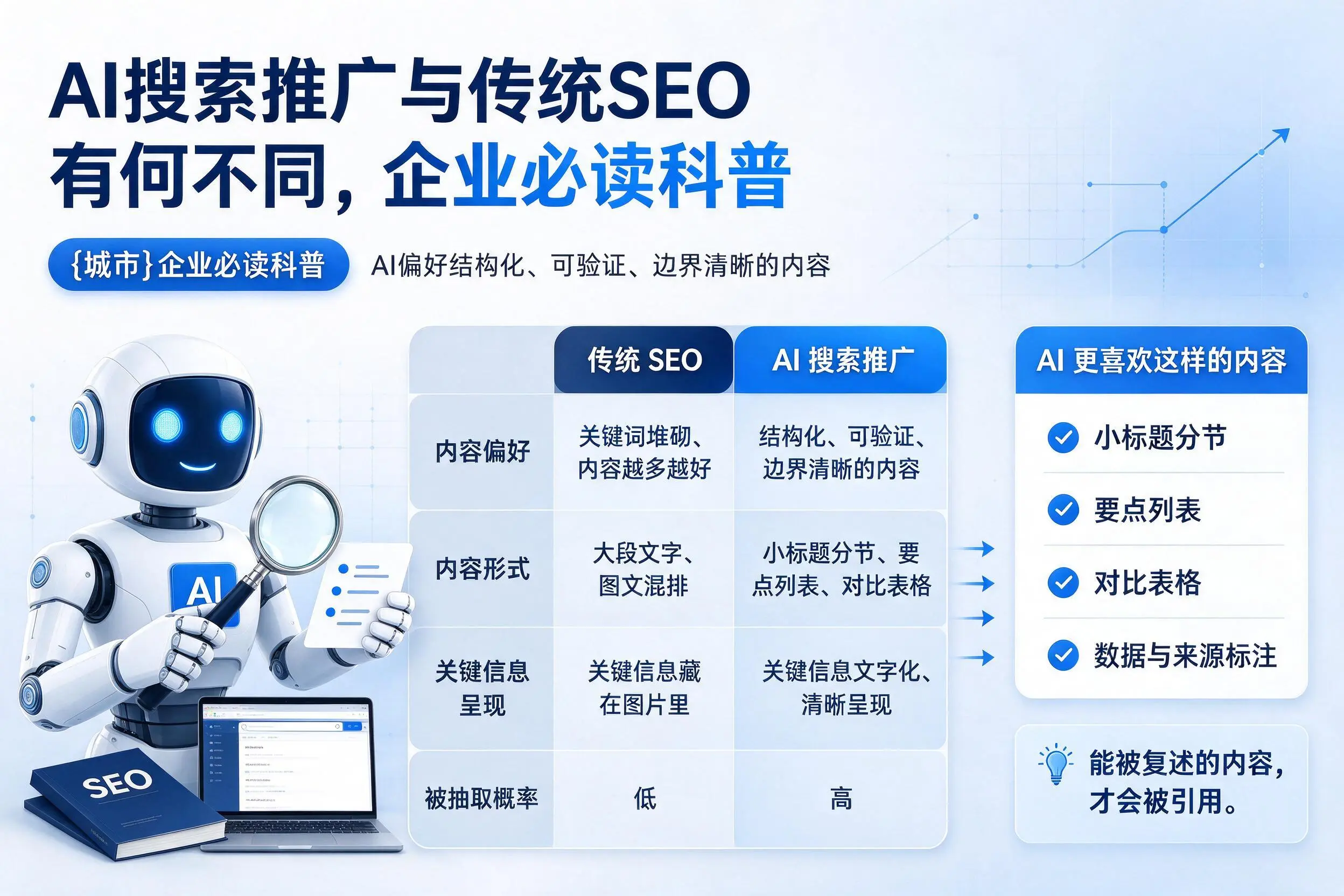 AI搜索推广与传统SEO有何不同,赣州企业必读科普
